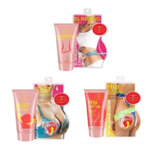 Aichun Beauty - Hip Up, Slimming  and Breast Enlargement Massage Creams 150 g X 3