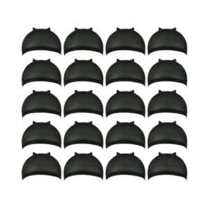 20 Pcs Wig Cap for Wigs and Waves - Black