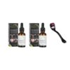 Disaar - Pack of 2 Anti Hairloss Oil With Derma Roller