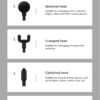 Muscle Massage Gun with 4 Changeable Heads - Image 4