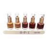 Only Beauty - Nail Polish Set of 5 Nude Colors & File