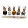 Only Beauty - Nail Polish Set of 5 Mixed Colors & File