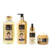 Glutathione & Collagen Brightening Kit with body wash, lotion, double serum and cream for radiant, hydrated skin