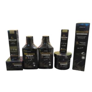 KORMESIC Minoxidil Biotin Complete Combo for Healthy Scalp and Hair featuring seven premium scalp and hair care products