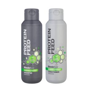 PROTEIN FEED Shampoo and Conditioner Nourish & Protect hair care duo for nourishing and protecting dry hair