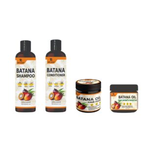 TOP CLASS Batana Oil Shampoo, Conditioner, Hair Food & Hair Growth Booster complete hair care collection